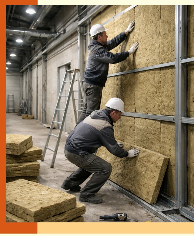 Утепление цеха под ключ в Крымске с гарантией качества